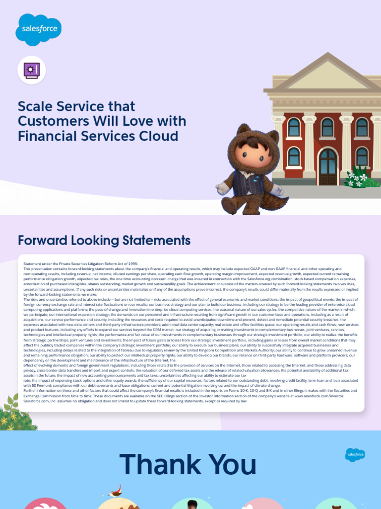 Financial Services Cloud - Service - Partner Deck | PDF