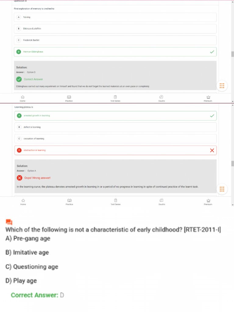 Pstet WRONG QUESTIONS | PDF