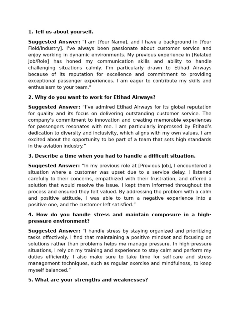 Interview Question Pdf