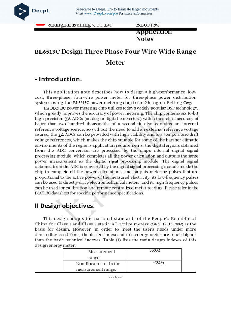 BL6513C App Note | PDF