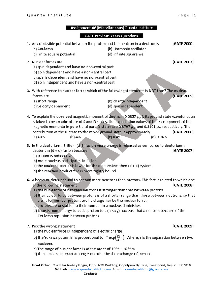 Assignment 06 | PDF