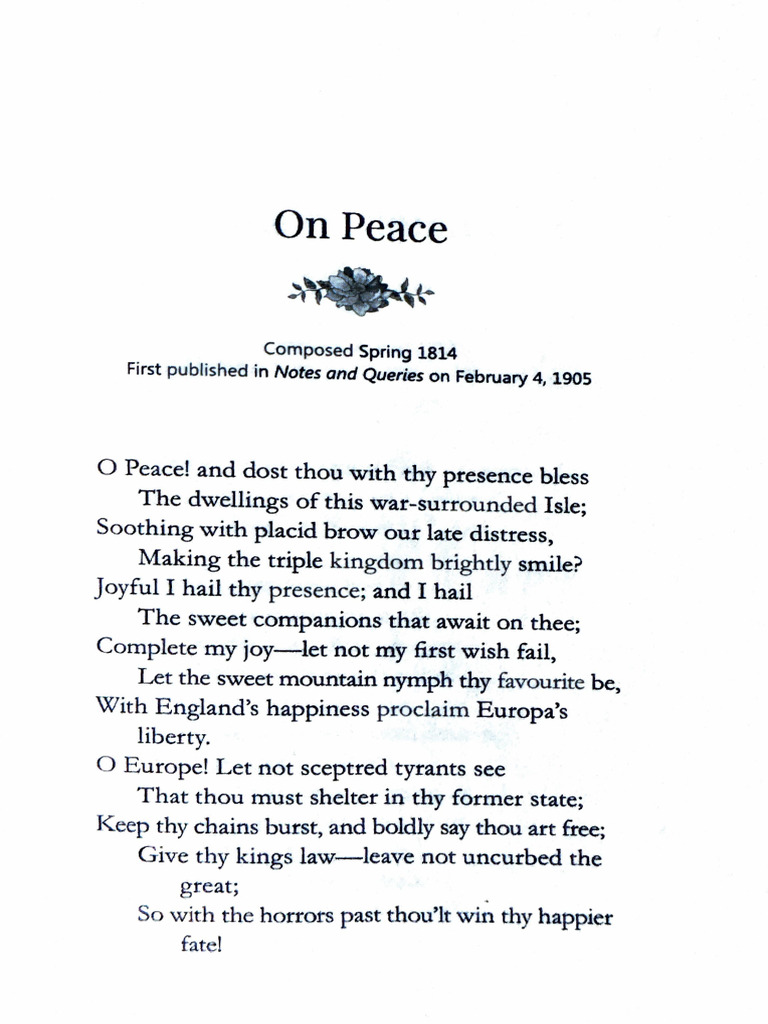 On Peace | PDF