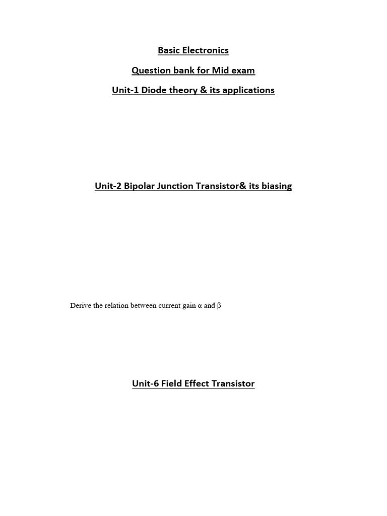 Qb Basic Electronics Pdf