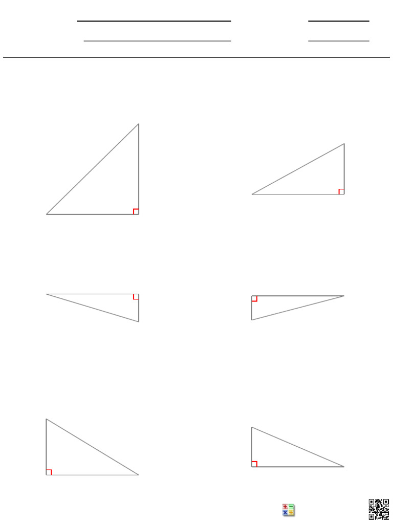 Trig - Inverse - Ratios To Get Angle | PDF