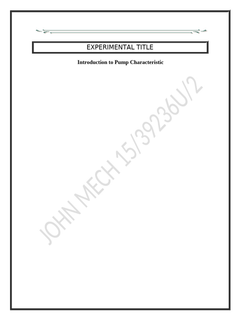 End game pumps pdf