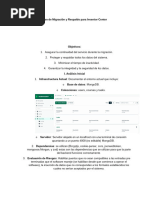 Plan de Migración y Respaldo para Inventor Cente1