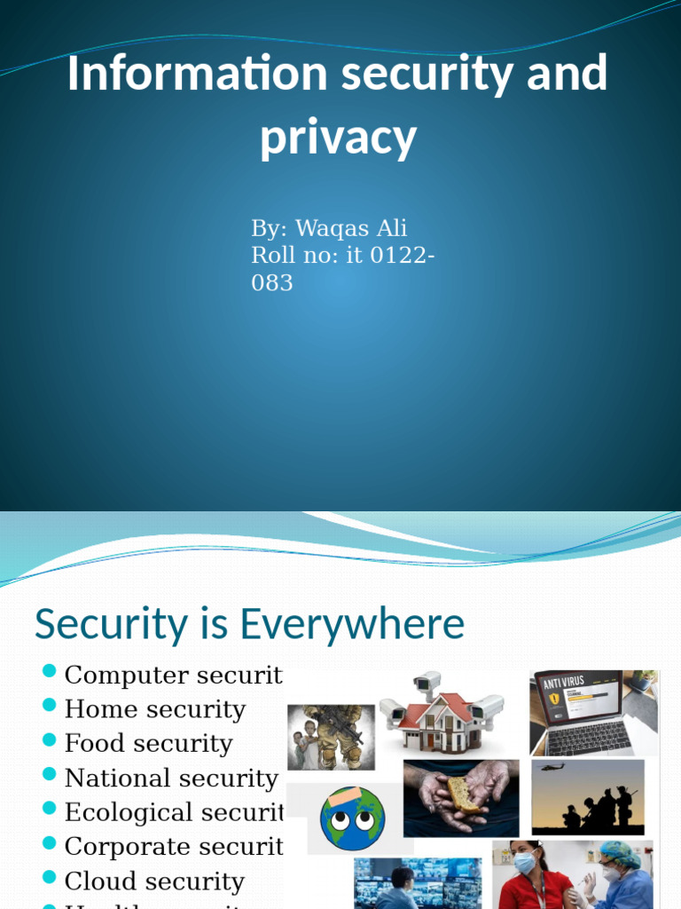 Information Security and Privacy | PDF