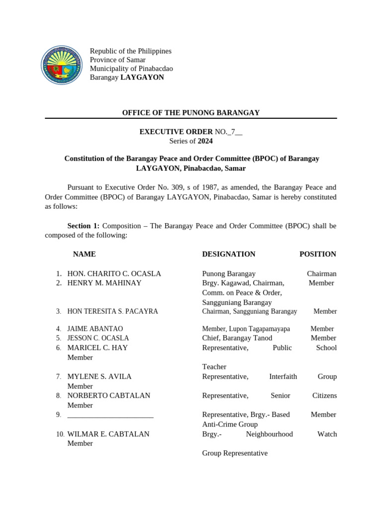 Bpoc Eo Template | PDF | Justice | Social Science