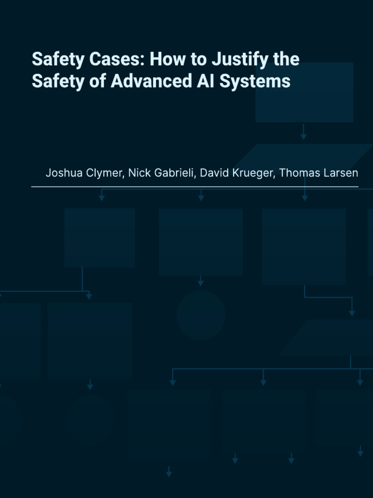 Safety Cases: How To Justify The Safety of Advanced AI Systems | PDF