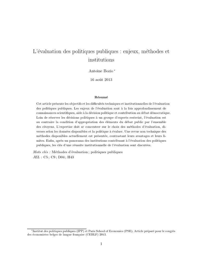 Bozio RFE2015 WP | PDF