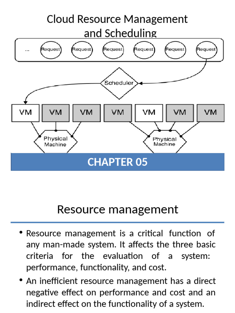 Chapter 5-Cloud Resource Management-Serri | PDF