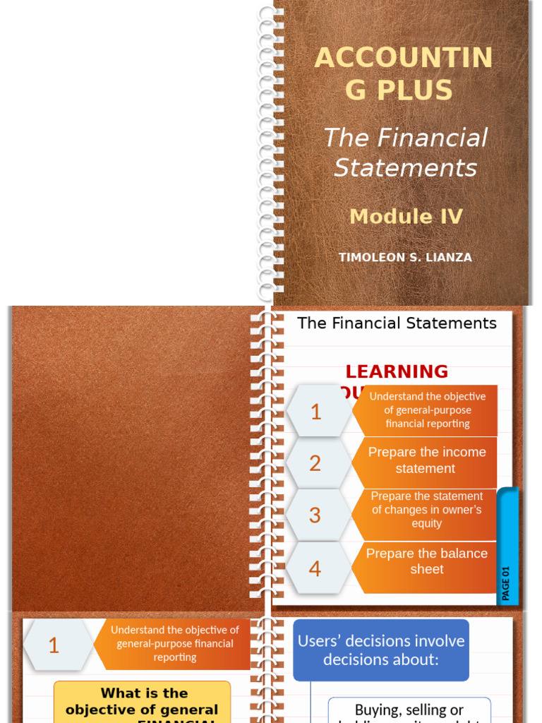 M4 The Financial Statements | PDF