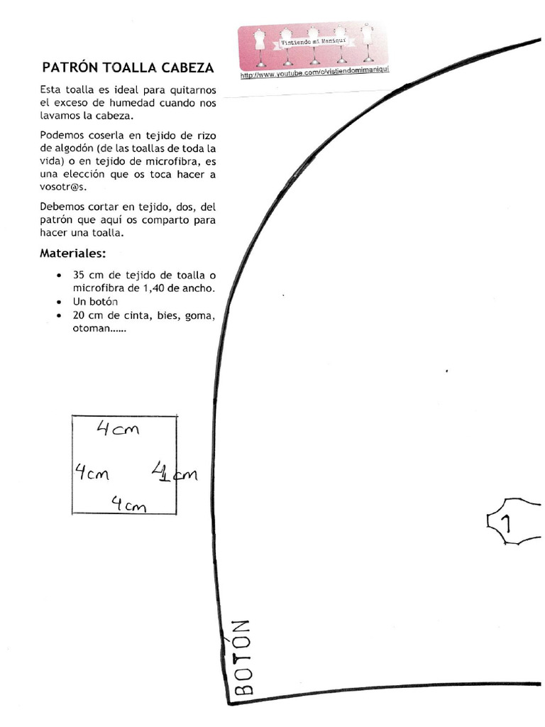 Toalla Cabeza | PDF