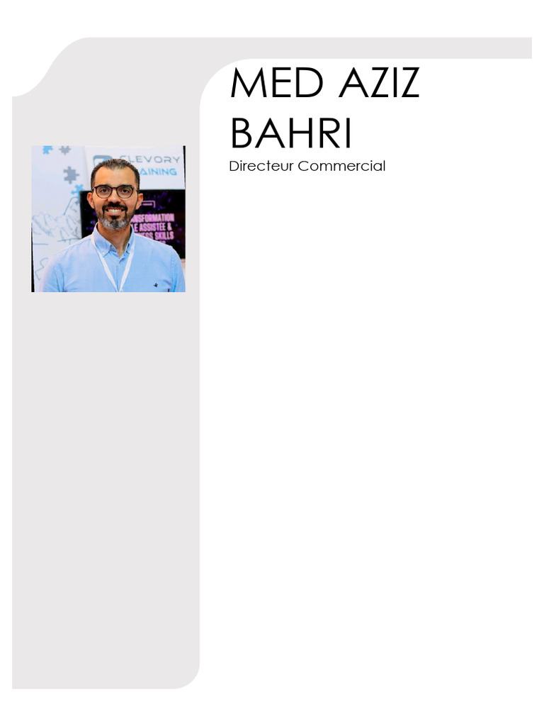 Med Aziz Bahri CV | PDF