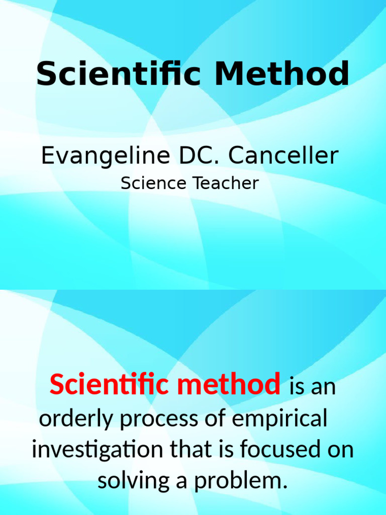 Scientific Notation | PDF | Experiment | Hypothesis