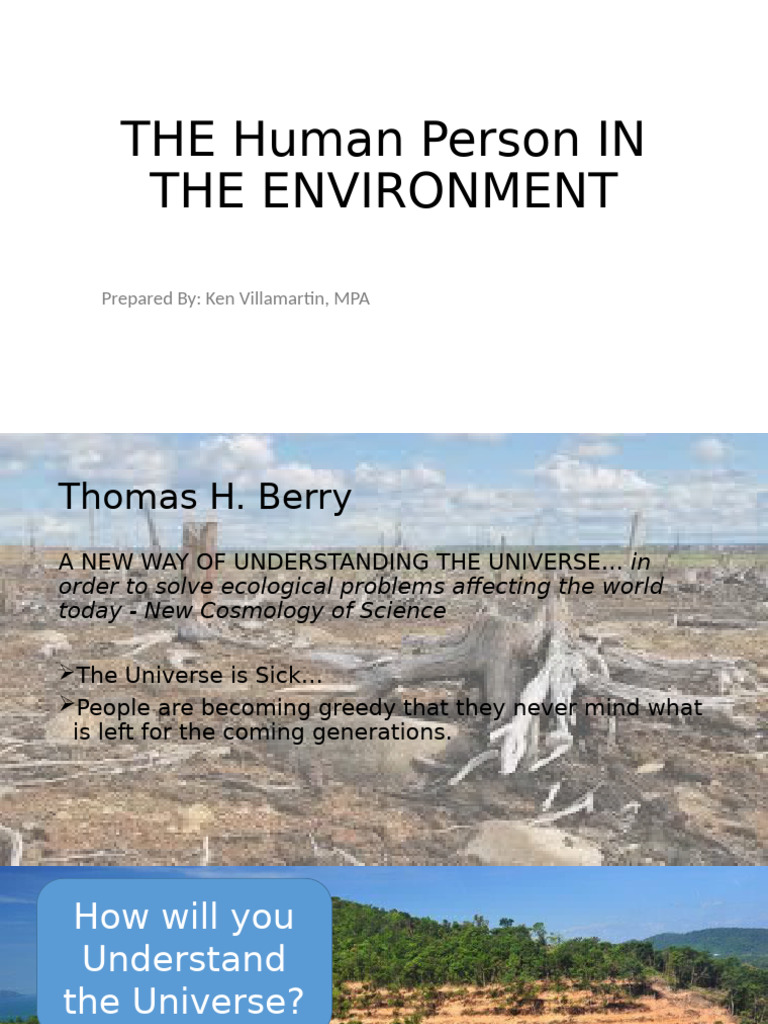 From Module 6 - Human Person in The Environment | PDF