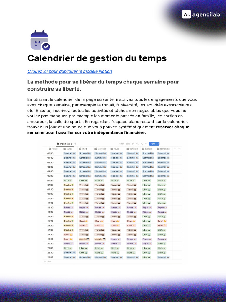 Gestion Du Temps Cp Pdf – Emploi du temps CP et CP-CE1 – WFCDX