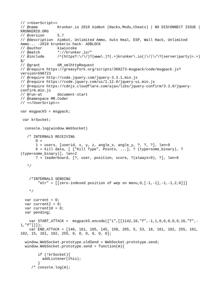 Krunker Io | PDF