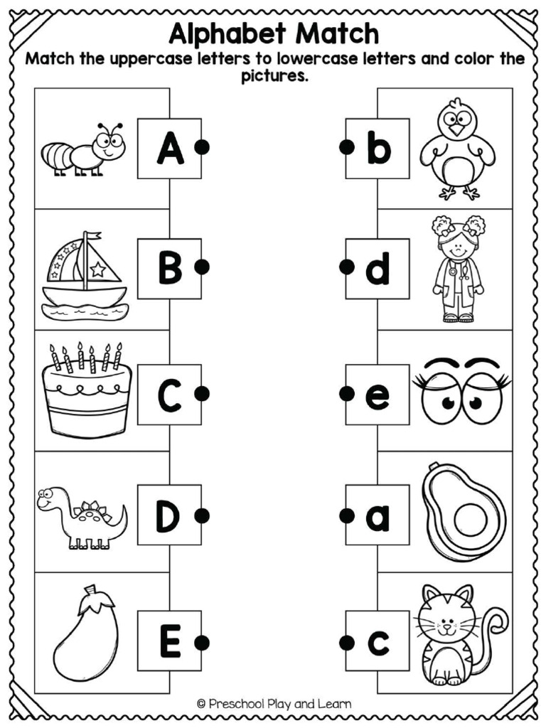 Worksheet 1 - Capital & Simple Letters | PDF