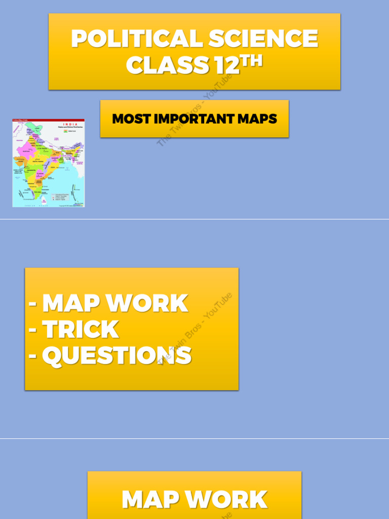 Map work class 12 political science by the twin bros pdf