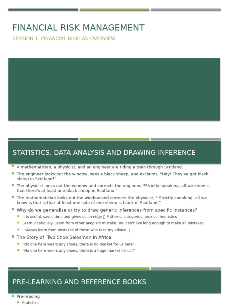Financial Risk - An Overview | PDF
