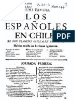 Comedia Famosa. Los Españoles en Chile. (1876)