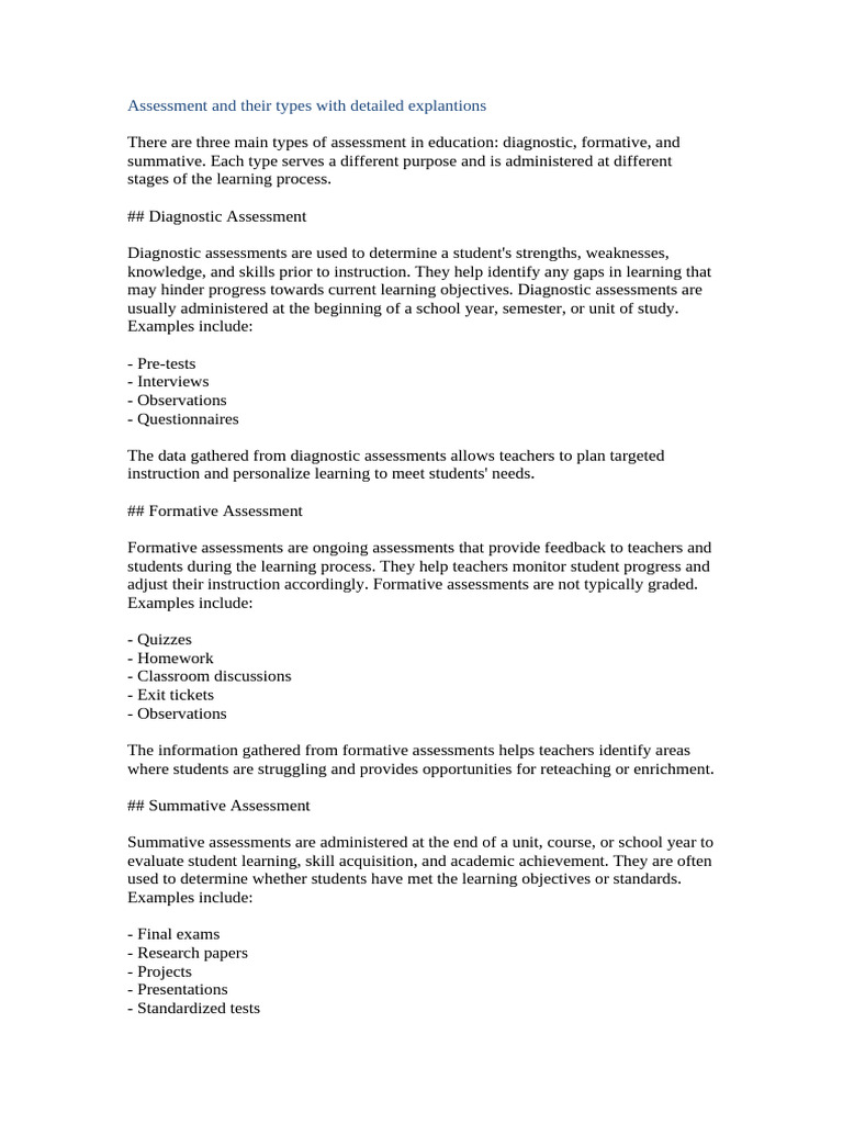 Educational Assessment Pdf