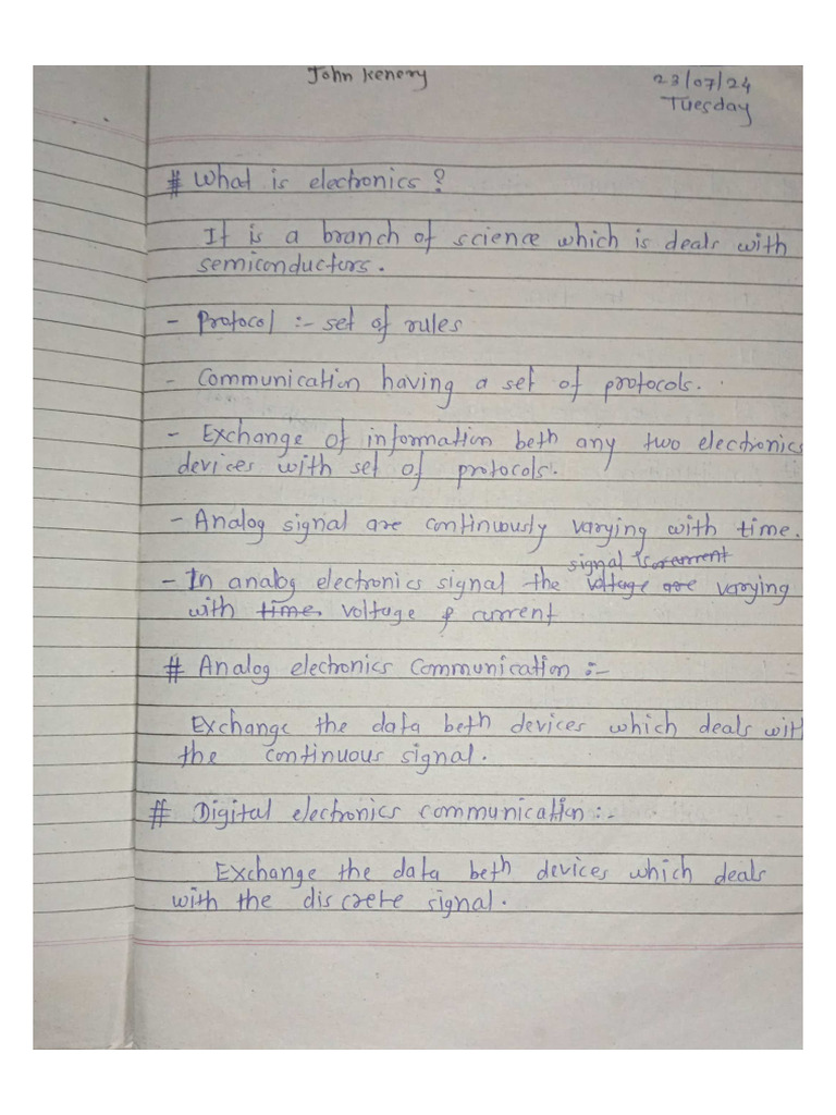 PCS Notes | PDF