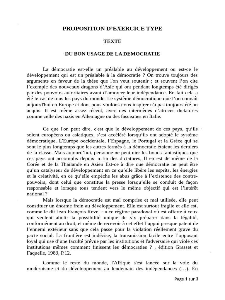 Exercice Type | PDF