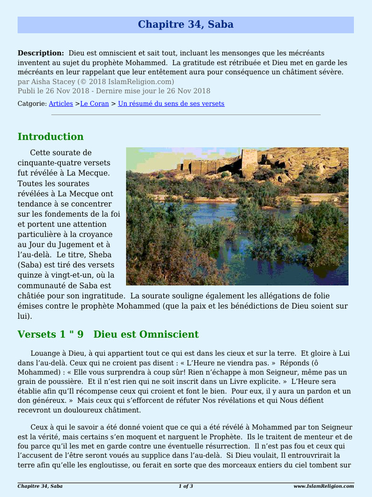 Chapter 34 Saba Sheba 11293 FR | PDF