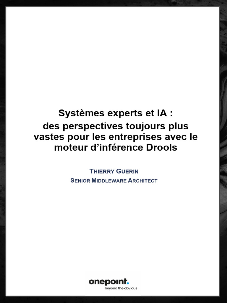 Systeme Expert Drools | PDF