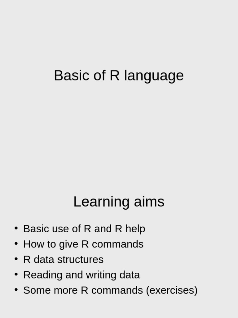 Basics | PDF