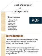 FM MGT Theory and Classical Approach