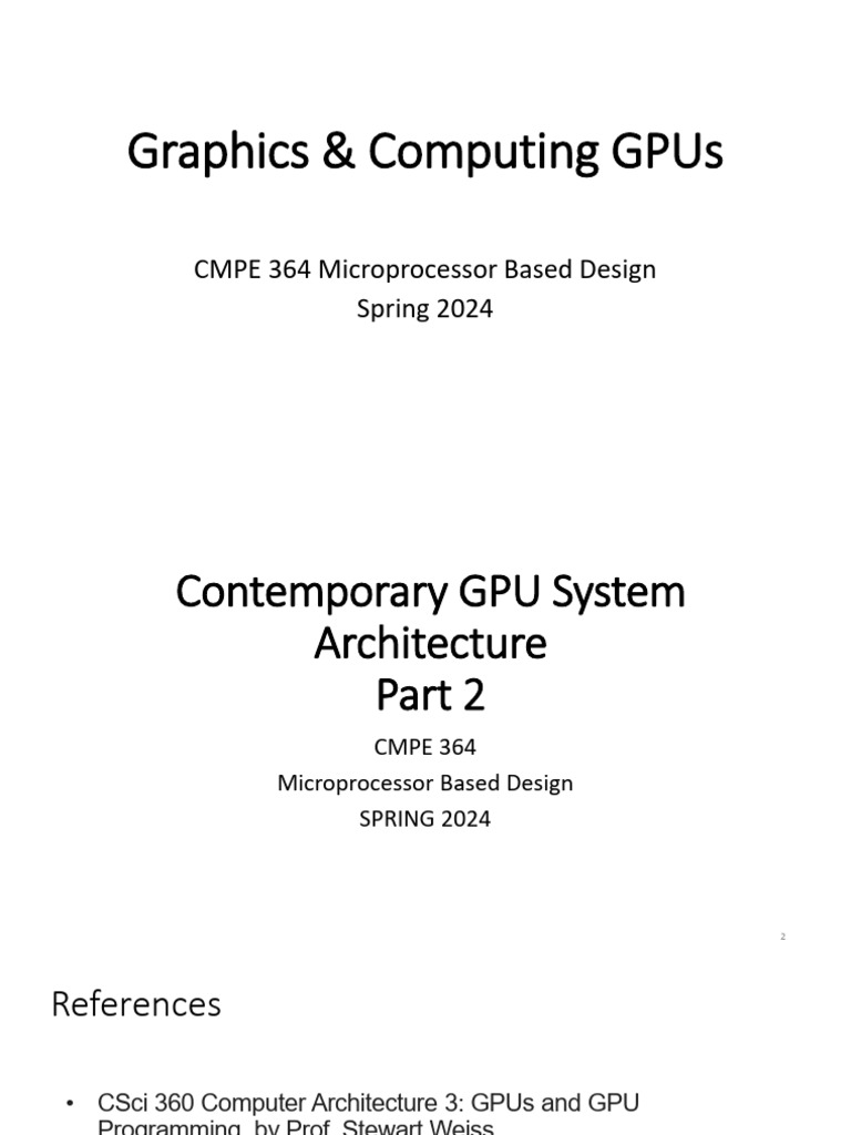 07 - Chapter GPU Part II - N | PDF