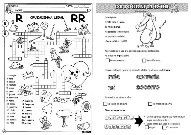 Atividade Letra R | PDF