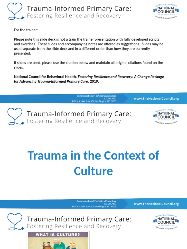 3 Trauma In The Context Of Culture Pdf