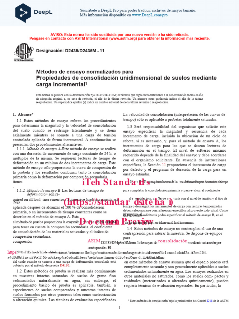 ASTM-D2435-D2435M-11 es-ES | PDF