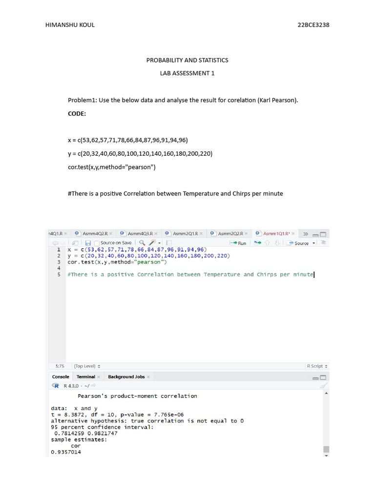 Probab Lab Asmm1 | PDF