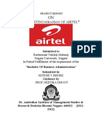 12088786 Project Report on Airtel