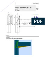 Ligacao IPE400 HEA 300 Cartelas 1