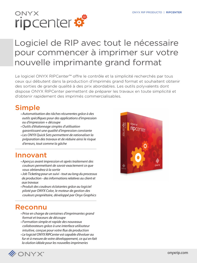 ONYX RIPCenter Encraje | PDF | Informática | Unidad Central de ...