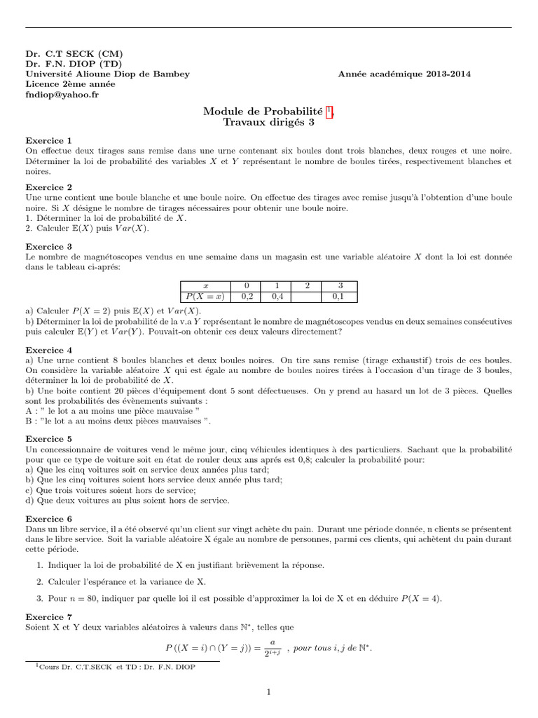 Td3 proba l2 pdf
