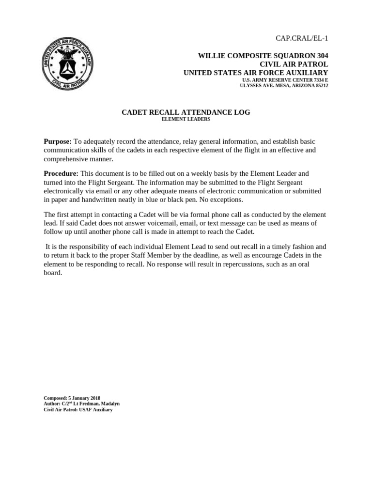 Recall Form | PDF