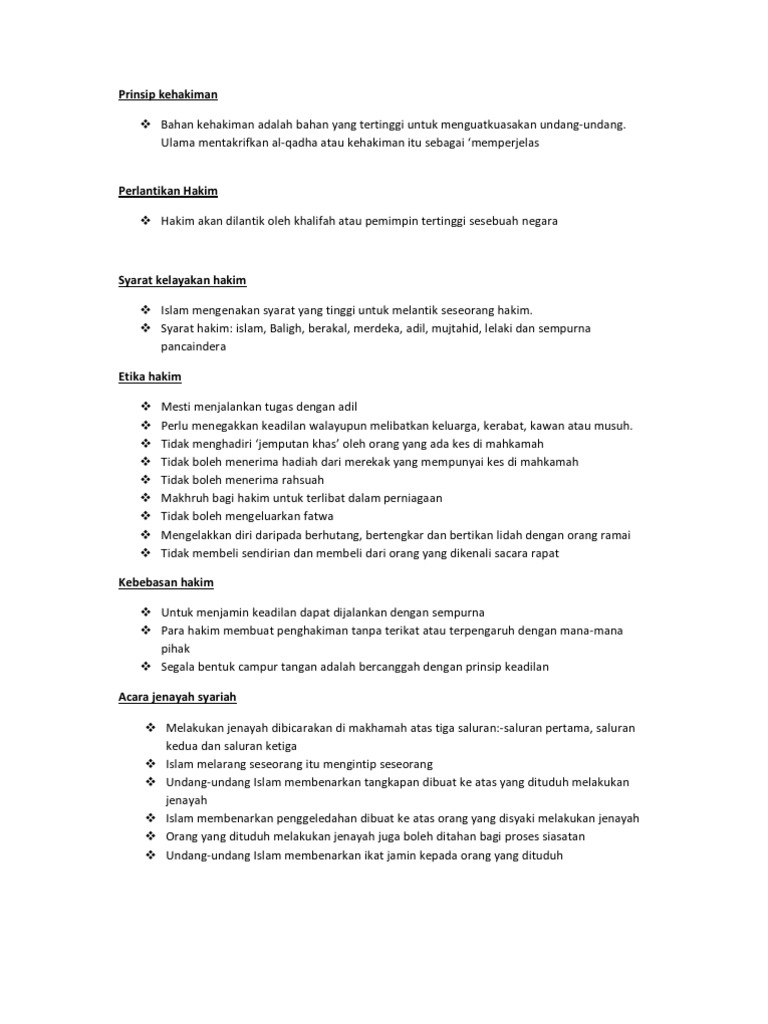 Prinsip Kehakiman PDF