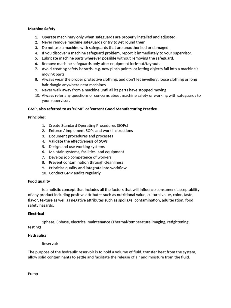 Machine Safety | PDF