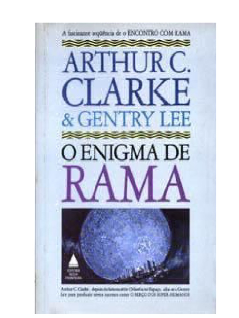 Arthur C. Clarke \u0026 Gentry Lee - O Enigma de Rama | PDF | Vida  extraterrestre | Science, image size:768x1024
