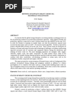 Kuwait Heavy Crude Oil - Material Challenge