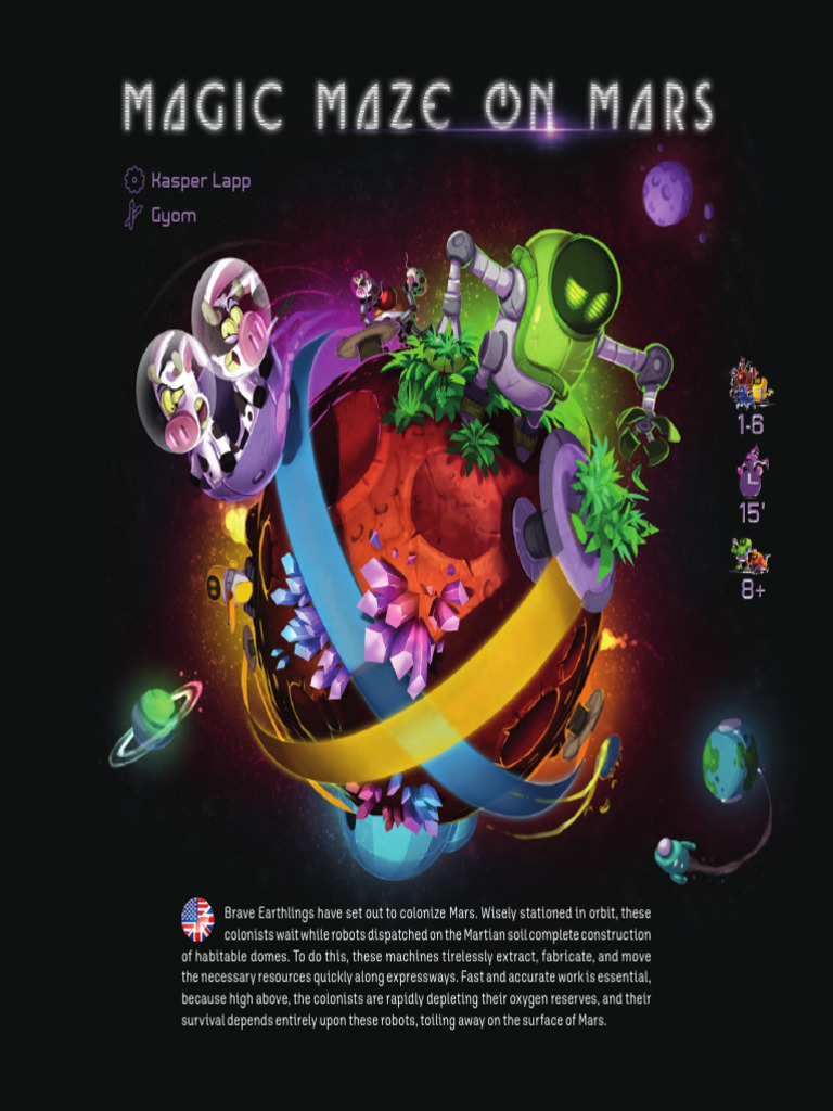 19 Magic Maze On Mars Rulebook | PDF