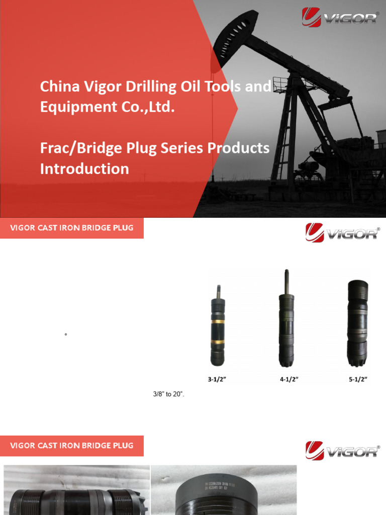 Vigor Frac and Bridge Plug Solutions | PDF | Composite Material | Materials
