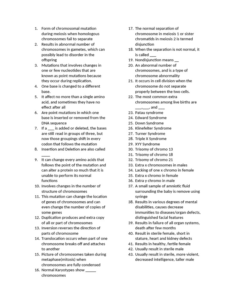 Disjunctions Reviewer | PDF | Molecular Biology | Science & Mathematics
